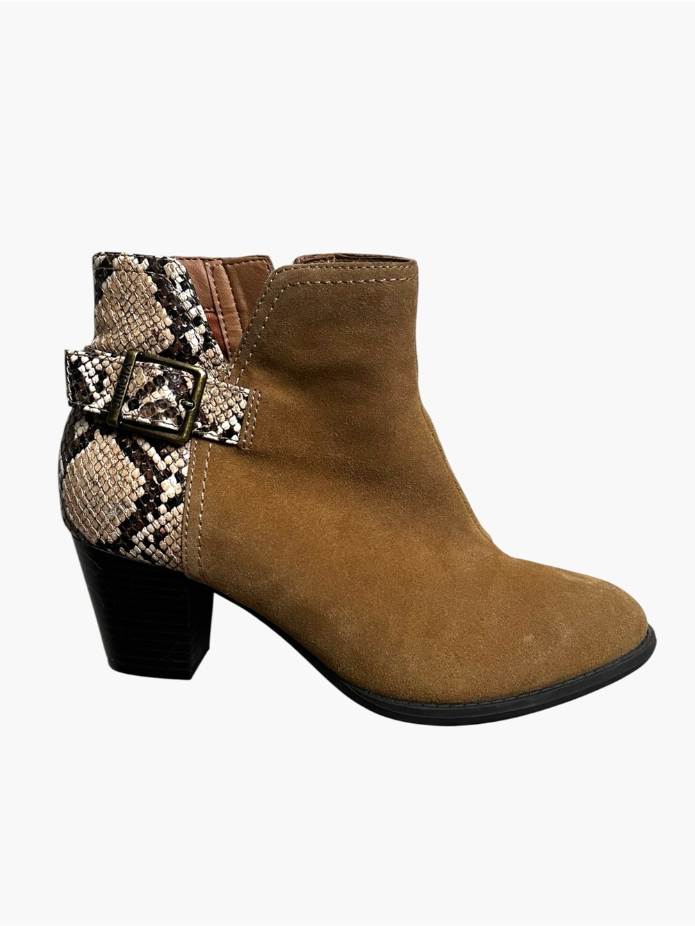 Vionic Naomi Snakeskin booties / ankle.boots size 7.5